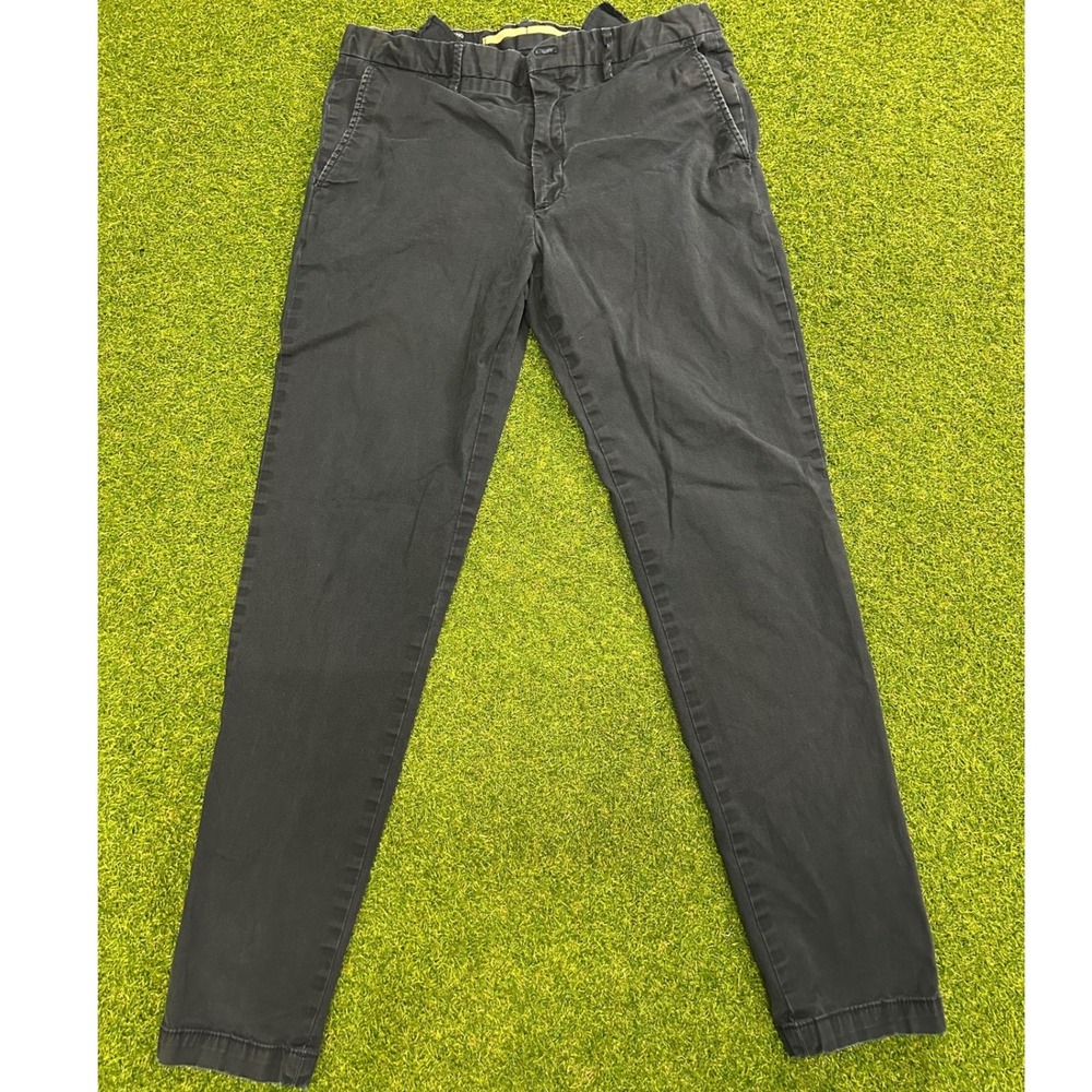 Gap Lived-In Chino Slim Fit Navy Blue Pants Mens 35x34